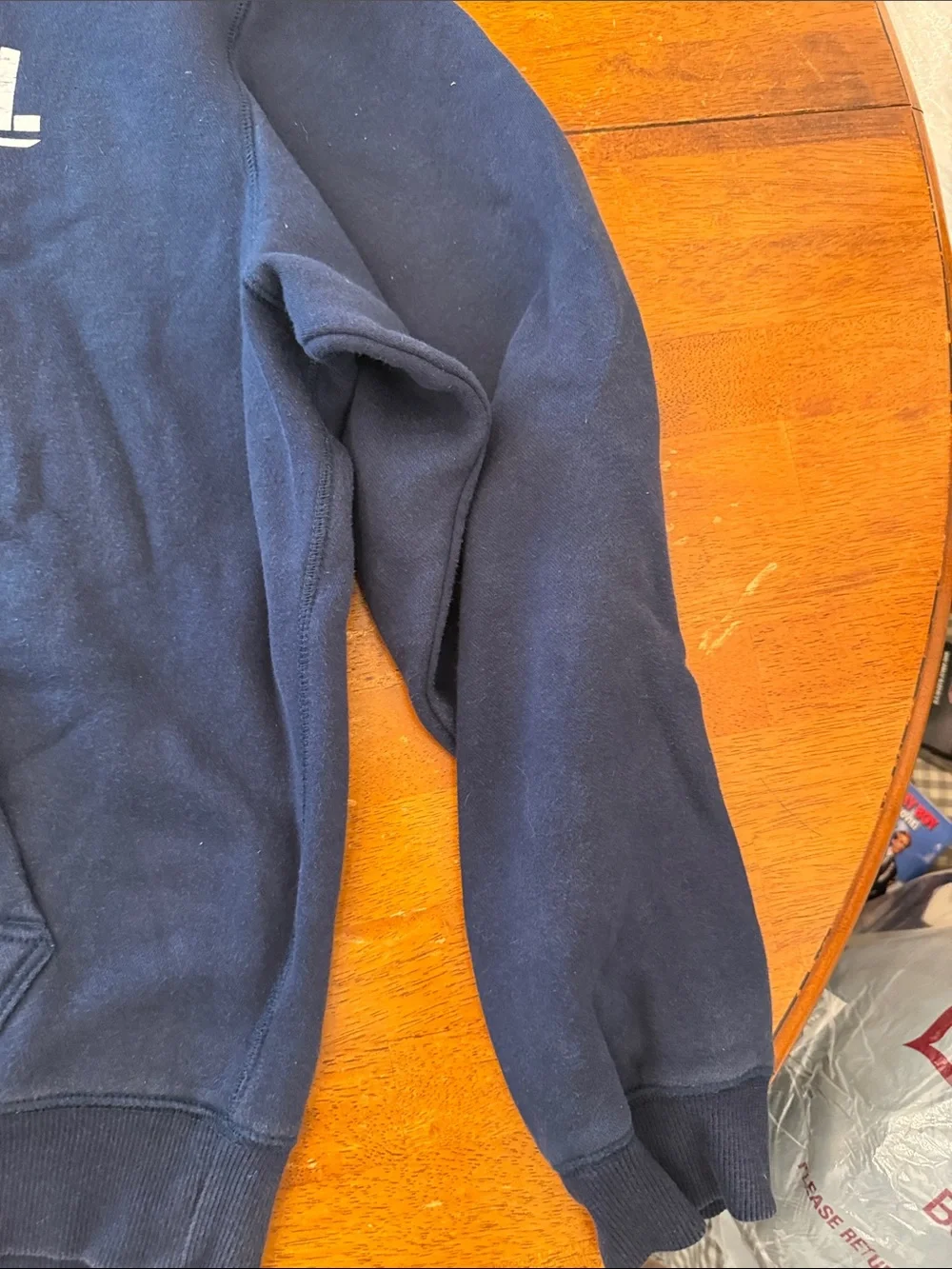 Nike Navy Blue 'Nike Football' Pullover Hoodie xl